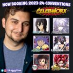 Alejandro Saab Instagram - My awesome agents over @CelebWorx made this post, so I thought I'd post it here as well! "Now booking for 2023-24 for conventions, signings, appearances and more! Where do you want to him? Make sure to tag the show in the comments and let's get him to a city near you soon!" #cyno #genshinimpact #horimiya #fe3h #fireemblem #dblegends #dragonball #demonslayer #pokemon #anipoke