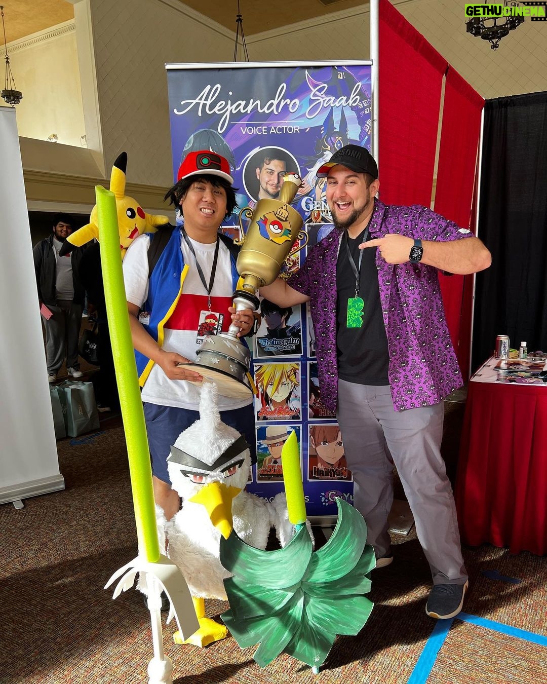 Alejandro Saab - 3.5K Likes - Thank you everybody who came by the booth during @animepasadena!! It was a WONDERFUL and FUN TIME!! You guys are awesome and hopefully I’ll see you all soon 🙏
#animepasadena #pokemon #genshinimpact #cyno #leon #anipoke
