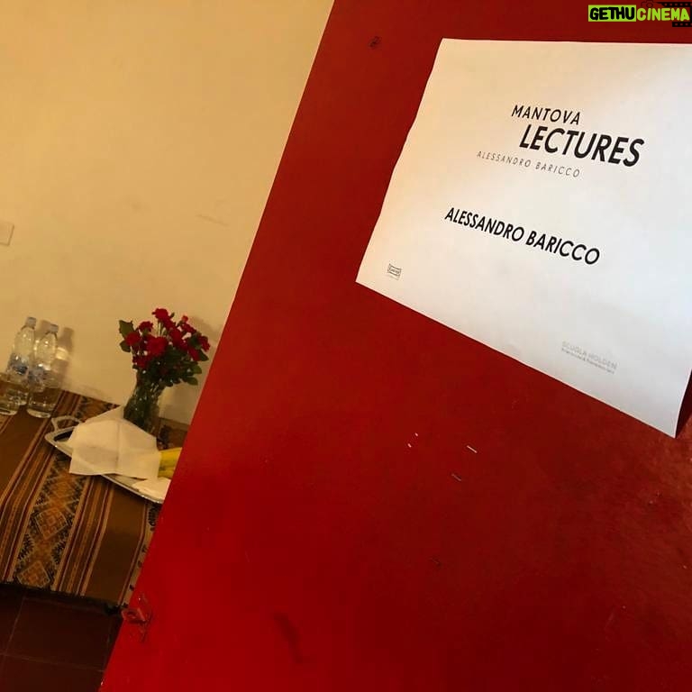 Alessandro Baricco Instagram - Mantova Lectures. Santiago, Chile