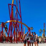 Alex Bullon Instagram - A day at #SixFlags 🎢🌴🌞 #magicmountain #LA #losangeles #california Six Flags Magic Mountain Los Angeles