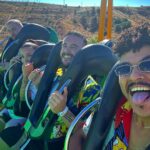 Alex Bullon Instagram - A day at #SixFlags 🎢🌴🌞 #magicmountain #LA #losangeles #california Six Flags Magic Mountain Los Angeles