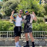 Alex Bullon Instagram - A day at #SixFlags 🎢🌴🌞 #magicmountain #LA #losangeles #california Six Flags Magic Mountain Los Angeles