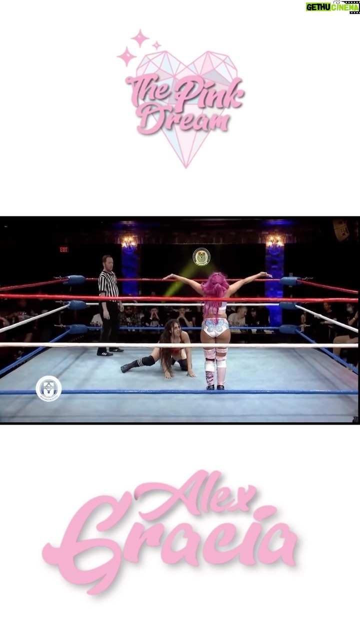 Alex Gracia Instagram - Match vs @johnnieee_ at @cwfhollywood #PinkDream