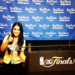 Alex Gracia Instagram - In the spirit of #NBAPlayoffs  here are a couple of photos when I interned with @foxsports affiliate KABB for sports reporting in college🏀