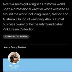Alex Gracia Instagram - I’m officially a @playboy bunny and a part of @playboycenterfold! 🐰 

And of course @mayradiasgomes is listed as my bunny bestie😏💞