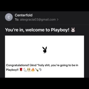 Alex Gracia Instagram - I’m officially a @playboy bunny and a part of @playboycenterfold! 🐰 

And of course @mayradiasgomes is listed as my bunny bestie😏💞