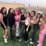 Alex Gracia Instagram - I’m so appreciative of these girls for giving me such a memorable birthday🩷🥹💕 #y2k #paintandsip