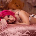 Alex Gracia Instagram - 🐰 playboy.com/alexandria.gracia Photo by @lizzywatcheswrestling @cameranoir RagDoll Pink Palace