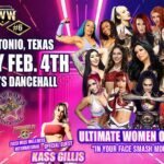 Alex Gracia Instagram - SAN ANTONIO - Get ready for the ultimate showdown as Ultimate Women Of Wrestling takes over Cowboys Dancehall for an electrifying night of In Your Face Smash Mouth Wrestling! And the excitement doesn’t end there - join us for an epic after party with a LIVE performance by genre-bending music artist JUSTIN CHAMPAGNE. Ticket link available in bio. #uww6 @cowboysdancehallsa @iamjustinchampagne @hybridschoolofwrestling @kassgfit @andreadams_official @eqthedirector @realmelina @thefoxxyone @melissasantosofficial @leidtapa @kilynnking @sienna @danni_ellexo @katieforbes4real @therealrvd @ladyrm @miss_leilagrey @xiabrookside @alexgracia3 @iamjordanblu @shaynalazarus @rachelleriveter @dannibeeokc @thecharityking @wrestleladybird @kalientitaa @pauledalat @alexanderdraghici @winterdraghici @craigmassecontracting Cowboys Dancehall - San Antonio