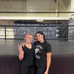 Alex Gracia Instagram - Rolling around with Traci Brooks and gearing her up for #IMPACT1000
