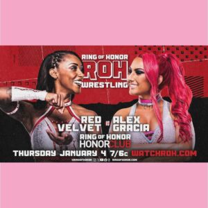Alex Gracia Instagram - “The Pink Dream” @alexgracia3 makes her return to #ROH TV as she takes on @Thee_Red_Velvet who is making her #ROH debut.

Watch Thursday Night #ROH TV on #HonorClub at WatchROH.com 7/6c