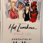 Alex Meneses Instagram - Thank you @maxmara for your sponsorship. @service_club_of_chicago @hermes @veronicabeard @wyckwoodhouse #givingback #hatluncheon #sisters #fashionista