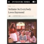 Alex Meneses Instagram - What a pleasant surprise from the Investor Times. Thank you, Investor Times, for this article. Stefania Fogagnolo was one of my favorite characters to play. Link in bio♥️ #monday #motivation #investortimes #everybodylovesraymond #stefaniafogagnolo #alexmeneses #financialtimes #london Hollywood, California