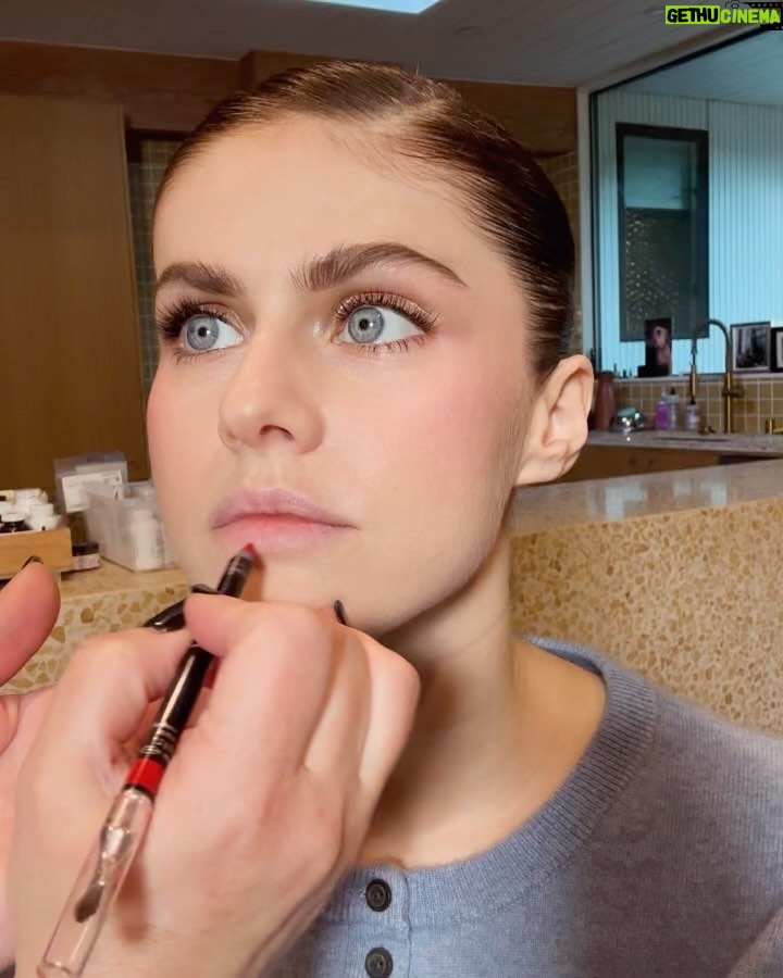 Alexandra Daddario Instagram - The evolution of a @dior lip