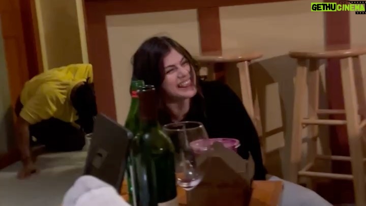 Alexandra Daddario Instagram - I had just been thinking “I don’t laugh enough” before I left for this. Thank you to the cast and crew for making me laugh so much!!