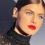 Alexandra Daddario Instagram - Glam! @jacobrozenberg @cgonzalezbeauty