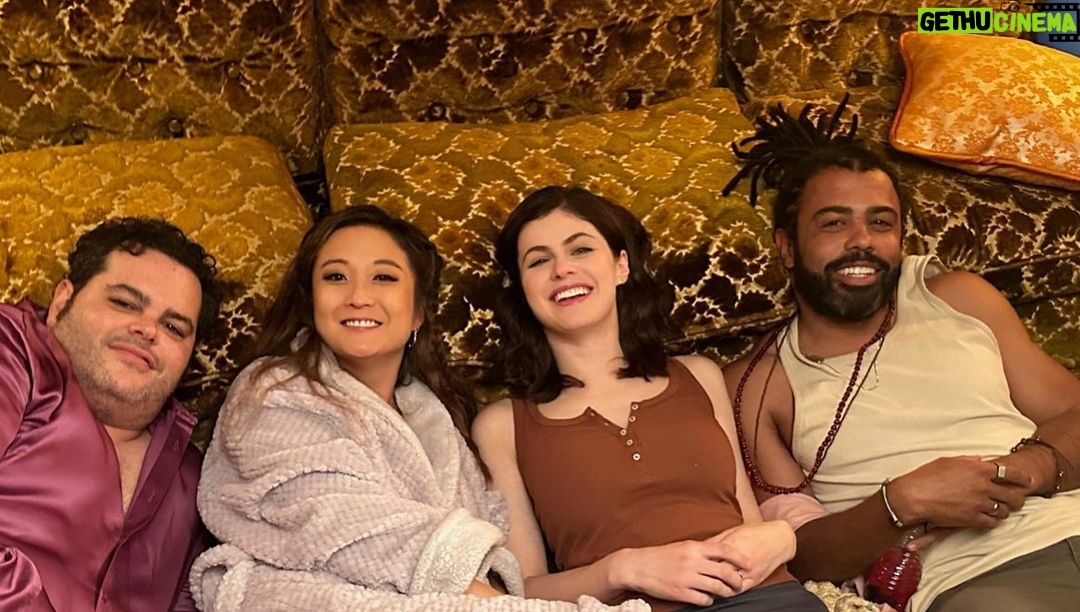 Alexandra Daddario Instagram - I had just been thinking “I don’t laugh enough” before I left for this. Thank you to the cast and crew for making me laugh so much!!