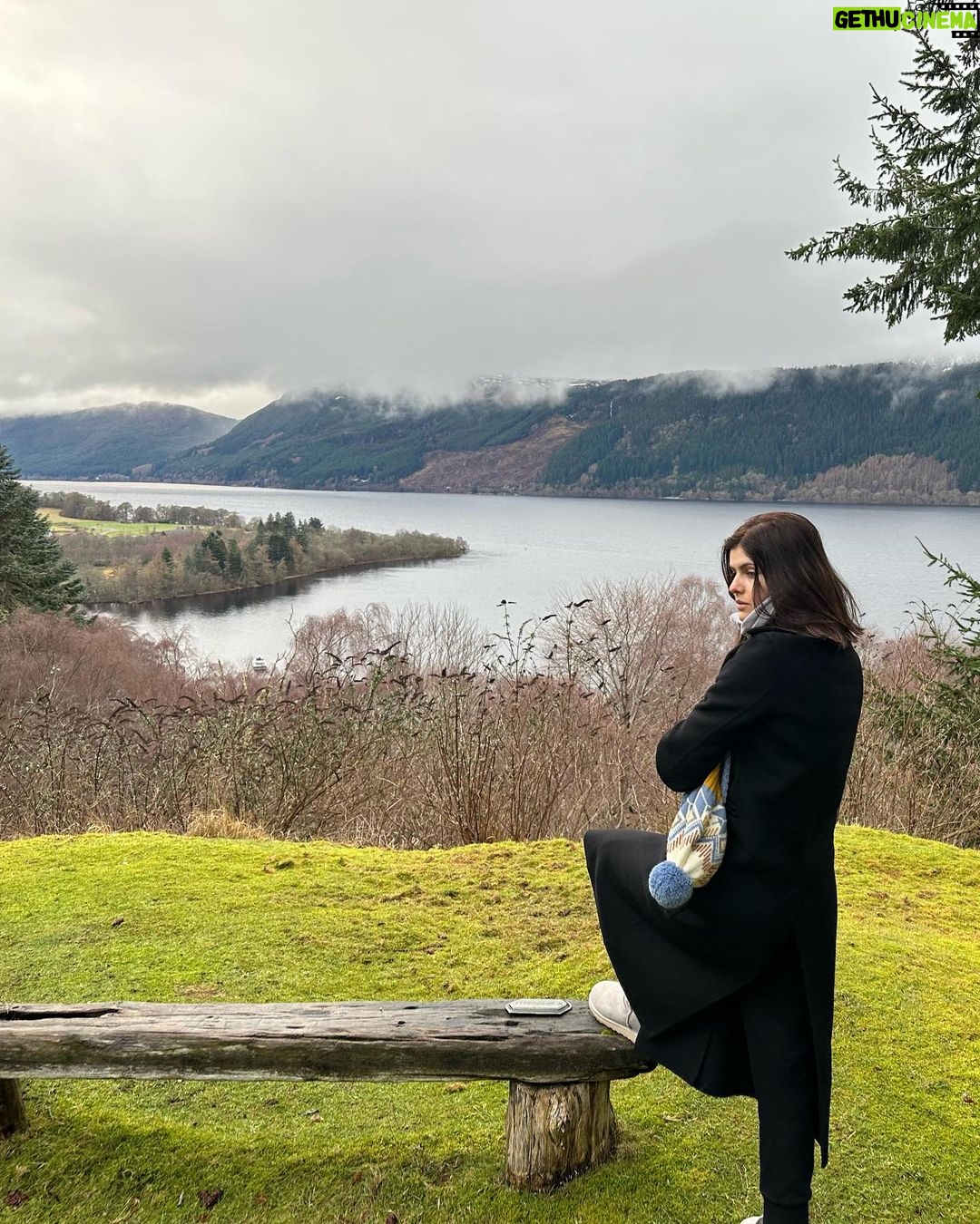 Alexandra Daddario Instagram - No sign of the Loch Ness monster anywhere