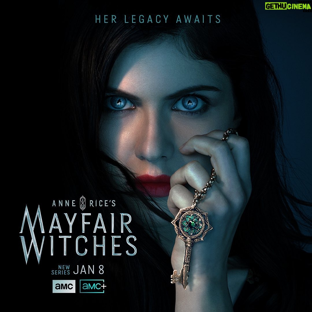 Alexandra Daddario Instagram - Her (my?) time has come. Anne Rice's #MayfairWitches premieres January 8 on @AMC_TV and @AMCPlus. 🧙♀️