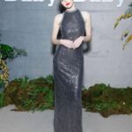 Alexandra Daddario Instagram – @baby2baby!! Thank you for having us! The work you do is incredible. ❤️ 
Thank you @moniquelhuillier @tiffanyandco
