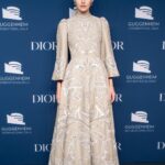 Alexandra Daddario Instagram - Thank you @dior and @guggenheim for having me 💫 💄 @cgonzalezbeauty 💇🏻‍♀️ @cnaselli