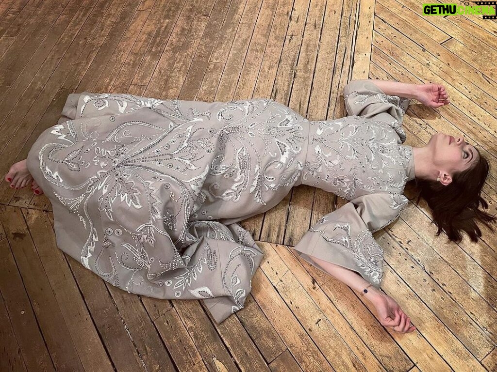 Alexandra Daddario Instagram - Dior and my 1800’s floor