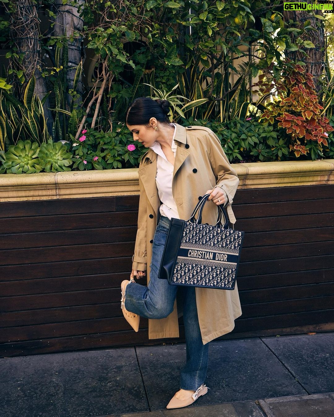 Alexandra Daddario Instagram - @dior @diorbeauty The #diorbooktote is my favorite bag I own! 💼 ⭐️ ❤️