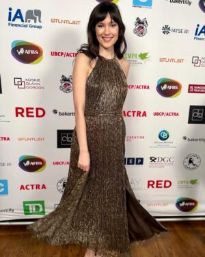 Alexia Fast Instagram - Congratulations to the nominees and the winners tonight of the @UBCP_ACTRA awards. What a lovely night.