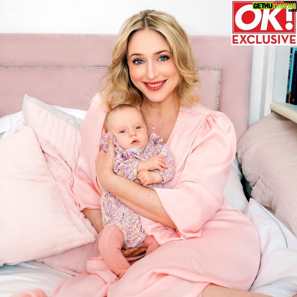 Ali Bastian Instagram - Thank you so much @ok_mag for sharing the news of our baby girl’s arrival! 🌸🌸🌸 Catch up on all the news of her birth in this week’s Ok! Magazine *Link in my stories*