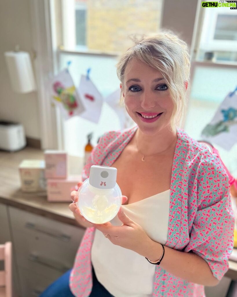 Ali Bastian Instagram - Pumping and me! We hear a lot about a breastfeeding journeys but not so much about the hugely intamate, important relationships we have with our trusty breast pumps! When I reflect on the past two years and three months of breast feeding, pumping has played a huge part! I pumped at the beginning to get my supply up, Isla had a touch of jaundice and was a biiiig baby, possibly due to my gestational diabetes and so I was on quite the feeding and pumping regime. I pumped to create a stash of milk in the freezer in case anything happened to me and I couldn’t feed, also with the (optimistic) aim of someone else being able to give her the odd bottle or night feed. I gently pumped at 2am at the kitchen table to ease painful engorgement on the (very few) occasions my daughter slept through one of her night feeds. I pumped when I was away filming to keep my supply up. Not a lot of people know this… but I was even pumping when my husband photographed my most recent acting head shot! 😂😂😂 Multi- tasking is my middle name these days! . Here are the reasons why I love @fraupowuk ‘s Wearable Breast Pump… it’s very easy to use, assemble and clean. It’s quiet, it doesn’t cost the earth. It fits in any bra.. so you can carry on whatever you are doing or even have your headshot taken 😂. It’s not a ‘one size fits all’ pump, there are different sizes available to comfortably fit all nipples which is why I think it is one of the most effective, comfortable breast pumps. It’s also very light weight compared to some of it’s pricier competitors. It’s a big decision which pump is going to be right for you and work with your lifestyle. Give it a try! You won’t regret it. If you're looking for a breastpump you can get 10% off at www.fraupow.com with my code ALIB10 xxx #breastfeeding #handsfreebreastpump #fraupowuk #wearablebreastpump #breastpump #newmum #mumtobe AD