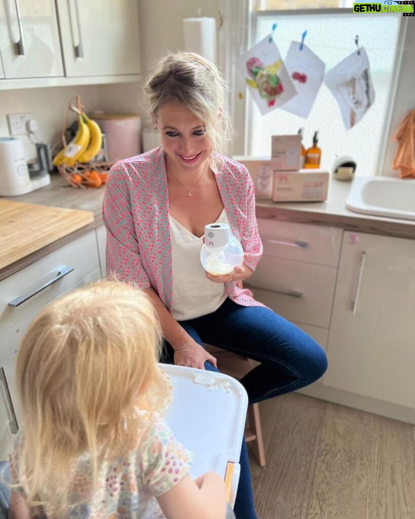 Ali Bastian Instagram - Pumping and me! We hear a lot about a breastfeeding journeys but not so much about the hugely intamate, important relationships we have with our trusty breast pumps! When I reflect on the past two years and three months of breast feeding, pumping has played a huge part! I pumped at the beginning to get my supply up, Isla had a touch of jaundice and was a biiiig baby, possibly due to my gestational diabetes and so I was on quite the feeding and pumping regime. I pumped to create a stash of milk in the freezer in case anything happened to me and I couldn’t feed, also with the (optimistic) aim of someone else being able to give her the odd bottle or night feed. I gently pumped at 2am at the kitchen table to ease painful engorgement on the (very few) occasions my daughter slept through one of her night feeds. I pumped when I was away filming to keep my supply up. Not a lot of people know this… but I was even pumping when my husband photographed my most recent acting head shot! 😂😂😂 Multi- tasking is my middle name these days! . Here are the reasons why I love @fraupowuk ‘s Wearable Breast Pump… it’s very easy to use, assemble and clean. It’s quiet, it doesn’t cost the earth. It fits in any bra.. so you can carry on whatever you are doing or even have your headshot taken 😂. It’s not a ‘one size fits all’ pump, there are different sizes available to comfortably fit all nipples which is why I think it is one of the most effective, comfortable breast pumps. It’s also very light weight compared to some of it’s pricier competitors. It’s a big decision which pump is going to be right for you and work with your lifestyle. Give it a try! You won’t regret it. If you're looking for a breastpump you can get 10% off at www.fraupow.com with my code ALIB10 xxx #breastfeeding #handsfreebreastpump #fraupowuk #wearablebreastpump #breastpump #newmum #mumtobe AD