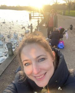 Ali Bastian Instagram - We got away for TWO WHOLE blissful nights!!! 10 minutes from where I grew up… When I was little, my parents had a difficult divorce and we weren’t in a financial position to go away on holl with my Mum for many years. One of my fondest memories growing up was her booking a night for us at the Holiday Inn as a treat… around the corner from where we lived!!…. So we could order room service, watch cartoons in bed and use the swimming pool like the two little water babies we were - and still are! We felt like lottery winners!! I now have a deeper understanding of the very real need my mum must have had for a change of scene and to mementarily simplify life with two small children. I’m so lucky that I have been able to travel in my adult life and dreamed of doing that with my new little family in tow… but with Covid lockdowns and learning how to keep my little one safe with multiple food allergies, it was something that started to feel so out of reach… then I remembered my Mum packing us up in the car for our ‘mini-adventure’ and I thought… I can do this! Like a little homing pigeon, I drove us all back to my home town. We packed a car full of safe foods and asked the hotel to empty the mini-bar to keep our food cold. We snuck in a toaster! If all else failed, there would always be tea and toast! We had hotel room picnics, swam like little fish and fed the ducks their peas and sweet corn. I feel recharged. It was a huge win for us as a family and a change was definitely a good rest! 💞
