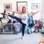 Ali Bastian Instagram - These days I’m tending to take a ‘come as you are’ approach to social media (unless it’s a throwback, in which case it’s a ‘come as you were 10 years ago’ 😂) - especially since the magical mayhem of motherhood! If I waited for it all to be perfect I’d never show up for my own life, let alone Instagram! When @youknowwhosuk invited me to team up with them I decided I wanted to take some photos feeling great in my skin! I love my new gym kit from You Know Who’s, use: ALI10 to receive 10% of your order, be quick as stock sells super quickly! …. I managed to get some make up on for these shots, couldn’t quite get my hair dried whilst toddler wrangling but went for it anyway - but in the end, there’s no where to hide! Swipe for the reality 😂 At least with my gym kit on there is an outside chance I might actually do some exercise!? … or maybe just lay on the floor in sivasana…. Either way… And breath 🧘‍♀️💜💫 PR AD #newyearsameme