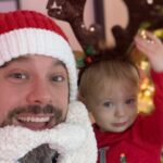 Ali Bastian Instagram - Christmas Photo Dump!!! 🎄🎄🎄 We felt so incredibly lucky to be able to share Christmas with my family given the absolute hellish lottery of the Covid situation at the moment. D had one day off Panto so Christmas Day was just the three of us…. With my fam popping in and out the rest of the time and a lovely late night doorstep visit from my in-laws. ❤️ 📸 1.Christmas Eve game starting strong. 2. My mum upping the Xmas ante by putting my child in a stocking. 3. Bella (my Mum’s dog) and Isla were inseparable. 4. Christmas Morning… my little early riser discovering her new kitchen! She makes a mean ‘cup of cino’ ☕️. 5. Getting a full Xmas dinner out of the oven by 12 so we could all eat together on Isla’s schedule meant we were all still in our pyjamas and no chance to run a brush through my hair or so much as stick on an eyeliner. It was chaos … but it was our chaos ❤️ 6. … just because ❤️ . 7. Boxing Day … finally got some make up on and an ‘out fit’… David bought me a mini ring flash and I was trying to look cute… but just managed to look a bit dead eyed and weird 😂. 8. First time we ventured out of the house after living like hamsters for three days 🐹😂. 9. I LOVE this pic that my mum took and sent to me… I didn’t know it existed. It’s quite emotional to see myself looking so happy and relaxed. Isla has multiple allergies and weaning was a white knuckle ride. For a long time just setting foot in the kitchen I was on absolute red alert. This captures my baby enjoying her food and the simple joy that brings. It makes me realise how far we have come. 10. Merry Christmas ❤️🎄🌟