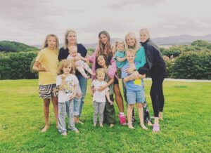 Ali Bastian Instagram - The class of ‘23. ♥️ My heart is full. First time all together for a long time… but even more special… first time getting all our babies together!! ♥️ @jodialbert @sarahjaynedunn @carleystenson1 love you and you all so very much. My village. ♥️