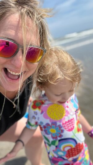 Ali Bastian Instagram - Travelling with allergies… I was asked recently how it was for us travelling as an allergy family. Here are a few of my top tips! As always, take what you need and forget the rest! 💖🌊⭐️… I was so nervous the first time. The airline were virtually impossible to get hold of before flying and deeply unhelpful when we did manage to speak to someone. HOWEVER… every time we have flown with them we have told them at the gate and they have made an announcement on the plane. The crew and ground staff are always very kind. The seats on this particular airline are plastic and I always do a high speed wipe down including the tray and seat belt with Detox wipes or soap based @marcelsgreensoapuk wipes if I’ve got organised enough to get some! … There are no seat pockets, so no old food hidden down there… bonus! I’ve found security with carrying medication and food generally pretty good. Bit of an issue over an ice pack on the way out this time, but in the end it was ok as I have to travel with ‘safe’ food for her… enough if we get delayed… and in this weather I need to keep it cool. Won the battle in the end but also, fully prepared to chuck them if it was a prob. Carrying all allergy travel plans & action plans is a must. Keep epis and antihistamine in boxes or bottles with pescription labels. We stay at my in-laws so there is a kitchen and we mainly cook there. We’ve found loads of free-from foods in Ireland. I definitely recommend looking at @theallergyteam for amazing resources on travel and life in general with allergies. Insulated @allerpacks for keeping epis at a stable temp in hot weather are brill! It’s always nerve wracking and I don’t want to get in a false sense of security as I know s**t can always happen! But so far, our experiences have been very positive and making memories feels so worth the anxiety and extra planning that goes in to it. At the end of the day, it’s about what feels right for you and your fam! 💖💖💖✈️🌈 #travel #allergy #allergyfriendly #allergyfamily #allergytravel