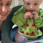 Ali Bastian Instagram - Weaning journey!! We are so grateful to @vandme_uk for their support during Izzy’s weaning journey. I really struggled as we had so much going on personally during this period and my elder daughter suffered a severe allergic reaction (that’s a story for another day) just as we were beginning our journey with Izzy. Left to my own devices, she would still be on apple purée! But she LOVES food and is a confident eater, which is 9/10 of the battle when you are already an allergy Mumma! I honestly don’t think we would be there if it wasn’t my for @vandme_uk. This really is guilt free baby food at it’s best, cooked fresh daily and balanced by nutritionists… no nasties at all. From the bottom of my heart, thank you V & Me and the team. You really saved the day, restored my confidence and build the confidence of a brand new little foodie ♥️ #weaning #baby #toddler #prgift #thankyou ps. How about eating with her feet as well 😂