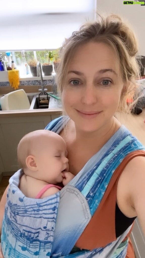 Ali Bastian Instagram - Love a contact nap. All naps are naps. And I’m learning all bubbas are so different. Nothing that works with Izzy worked with Isla and vice versa. Apart from a nap in a sling. That one has been universal 💤💤💤 #infantsleep #babygirl #baby #sleep So far Izzy has actually been a much more settled sleeper. One or two feeds a night and sleeping from 7ish to around 5am. Not the same every night and I know it could all change! I’d say the difference the second time is that I know how changeable it all is and that frequent night wakings are so normal. It doesn’t mean I don’t miss sleep… but I’m not expending nearly as much energy trying to change her patterns. Although, maybe that’s because we are in a rhythm that feels sustainable. If that stops being the case, I may end up being a lot more proactive! #sleep #braindump #😂