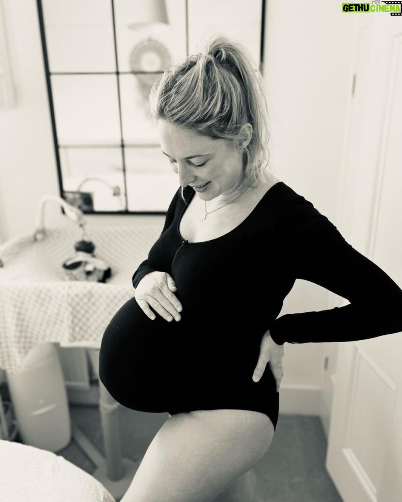 Ali Bastian Instagram - Last bump pic the night before going in to deliver Izzy. 💜 So full of emotions and anticipation! It wasn’t such a smooth ride c-section wise this time. I’ve gone on to have really delayed healing with my incision, it’s been so frustrating and really easy to feel like it’s me vs my body on this very different postpartum journey. I have my beautiful baby girl in my arms now and so important to remember what a tremendous journey my body has been on! Trying to be kind to myself, but also so hard to move forward in any way until I’m properly healed. Fingers crossed I’m on the mend now! 🤞🏻🤞🏻🤞🏻💜💫 Body suit @jorgen_house #gift
