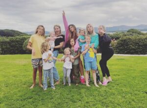 Ali Bastian Instagram - The class of ‘23. ♥️ My heart is full. First time all together for a long time… but even more special… first time getting all our babies together!! ♥️ @jodialbert @sarahjaynedunn @carleystenson1 love you and you all so very much. My village. ♥️