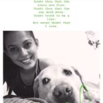 Alice Kaushik Instagram - Rest in peace sweet angel . Wherever you are, I will always be with you in a way that transcends physical form. Thank you for coming into my life 12 years ago and teaching me how to truly love and be loved. You are and will forever be my goodest girl. My first child. My first love. knowing how you had been fighting your condition these past few months was hard, seeing you in your last days was harder but letting you go yesterday broke something inside. There is a hole in my heart and I don't know what to do with it. Nothing can come close to the feeling of your child being taken away from you. Nothing. You stopped breathing in my arms and it was so painful , I will never be the same and never be complete with my first child gone. A child I grew up with. Nothing and nobody will ever come close to what you were and are to me. Such an elevated soul. I have never in my life seen a doggo as thoughtful as wise and and kind as you. I don't think I will ever stop grieving the loss of you. I will patiently wait to be reunited with you. Rest my little girl. 💕 The one who taught me animal love in real sense. My fish, My cow, My chick forever. I love you always and forever. I love you the most. Heaven awaits you. 🌈 🐕 👧 One last time : You are my sunshine, my only sunshine You make me happy when skies are gray You'll never know dear How much I love you Please don't take My Sunshine away.