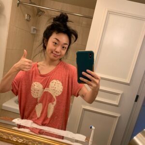 Alice Lee Instagram - Cool, bangs #iwokeuplikethis #bedhead