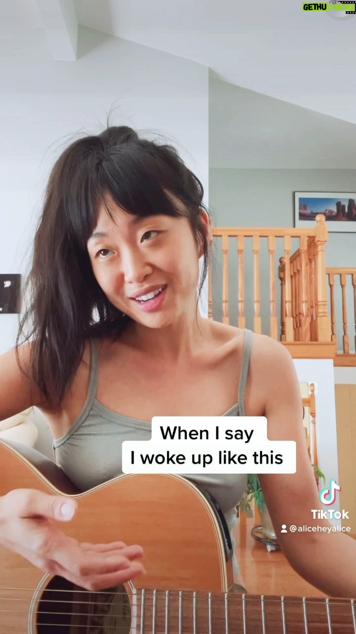 Alice Lee - 2.8K Likes - This one is called “I woke up like this/I don’t know anything about makeup” #iwokeuplikethis #shortpopsong #songwriter #makeup #nomakeup #sephora