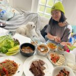 Alice Lee Instagram - Spot the difference #koreanfood #koreanfeast #homemade #bestkoreanfoodinlondon #완전행복 #teddy Feast by: @rhji85 😭🙏🏼 London, United Kingdom