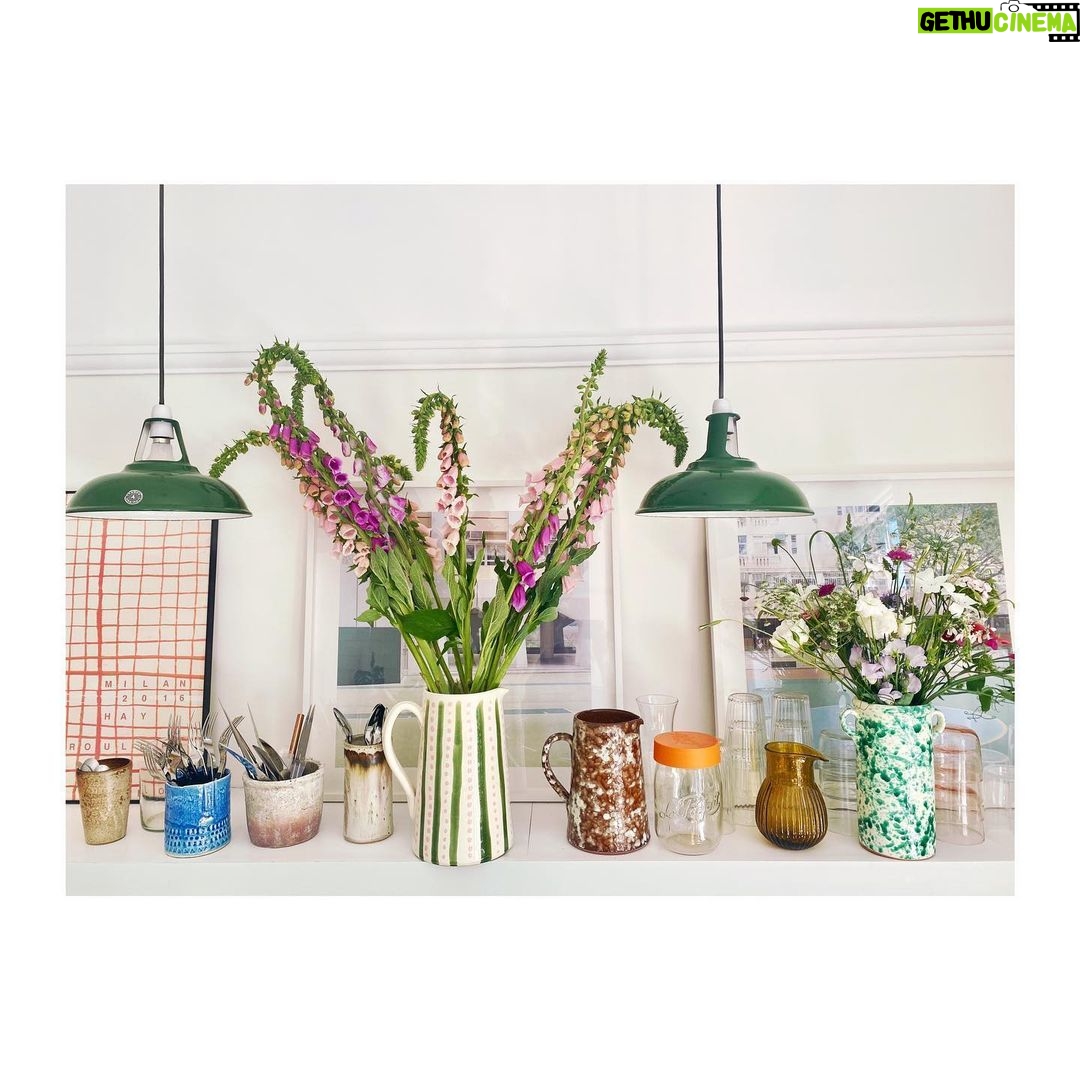 Alice Levine Instagram - Flowers 💐 to draw 🖊 from lovely Lulu, Jess & Liv - harvested from their @ssaw.collective fields near Colchester. The brilliant @londonboroughofjam is a pick up point, as well as @pophamsbakery and @leilas_shop if you are East 💓