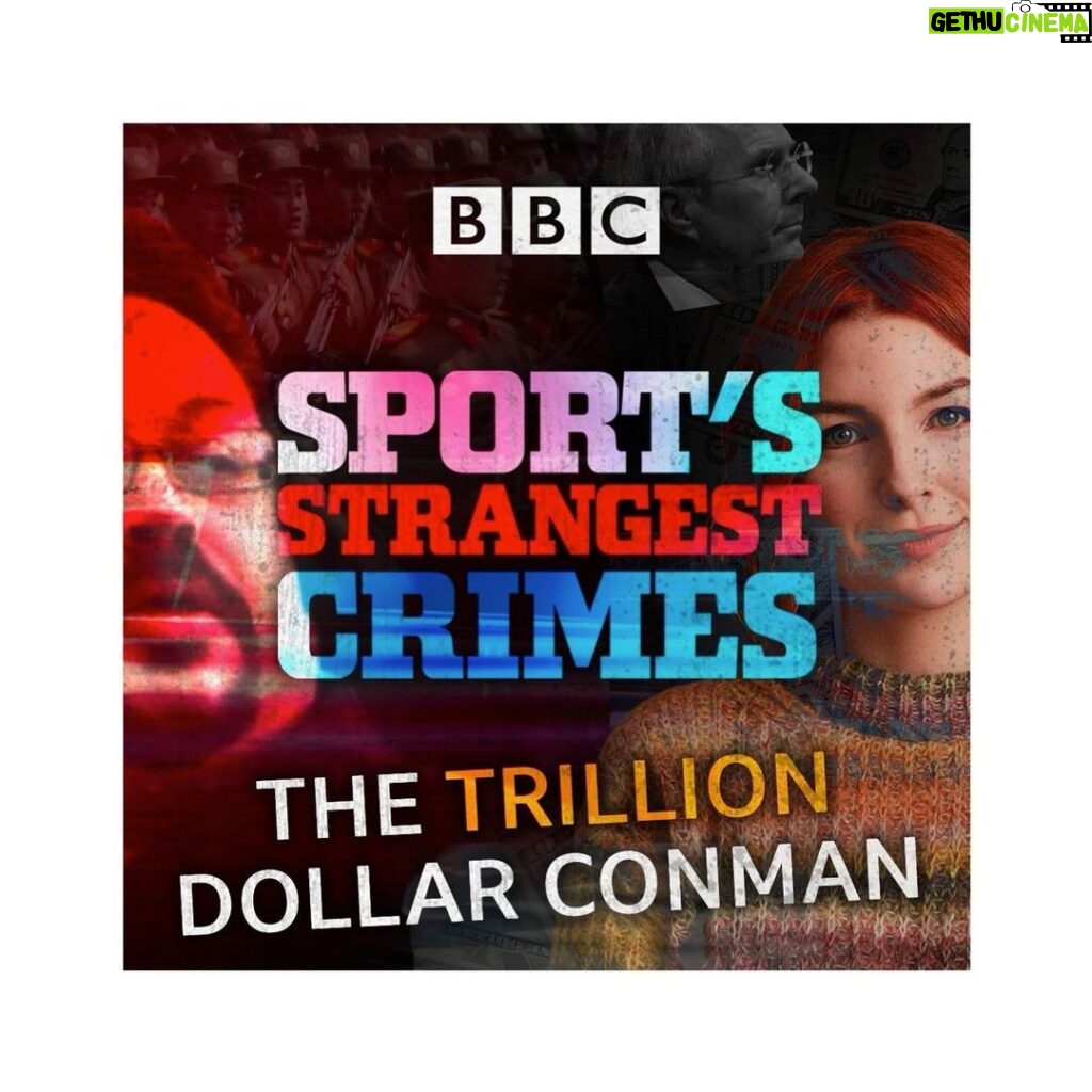 Alice Levine Instagram - BBC Sounds now! ▶🔶 Many months in the making, this story took us from Nottingham to North Korea (*part* of which was in-person!). This is a story that appears on the surface to be a bad chapter in a local football club’s history (I know, obviously I’m your go-to pundit for that 🥴) but is actually so much bigger than that, it centres around a master scam artist driven by ego, power and greed. It takes so many unbelievable turns. A real Catch Me If You Can epic. To Ben who lived this story but generously let me tell it and took me to my first Notts match, Carl who honed and polished this mad tale and made it sing and Nick who kindly treated me to curly fries in Hooters…we did it 🧡 (Also thanks Matt Toulson for the always cheerful tech support!)