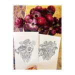 Alice Levine Instagram - Today on dying flower drawing club...