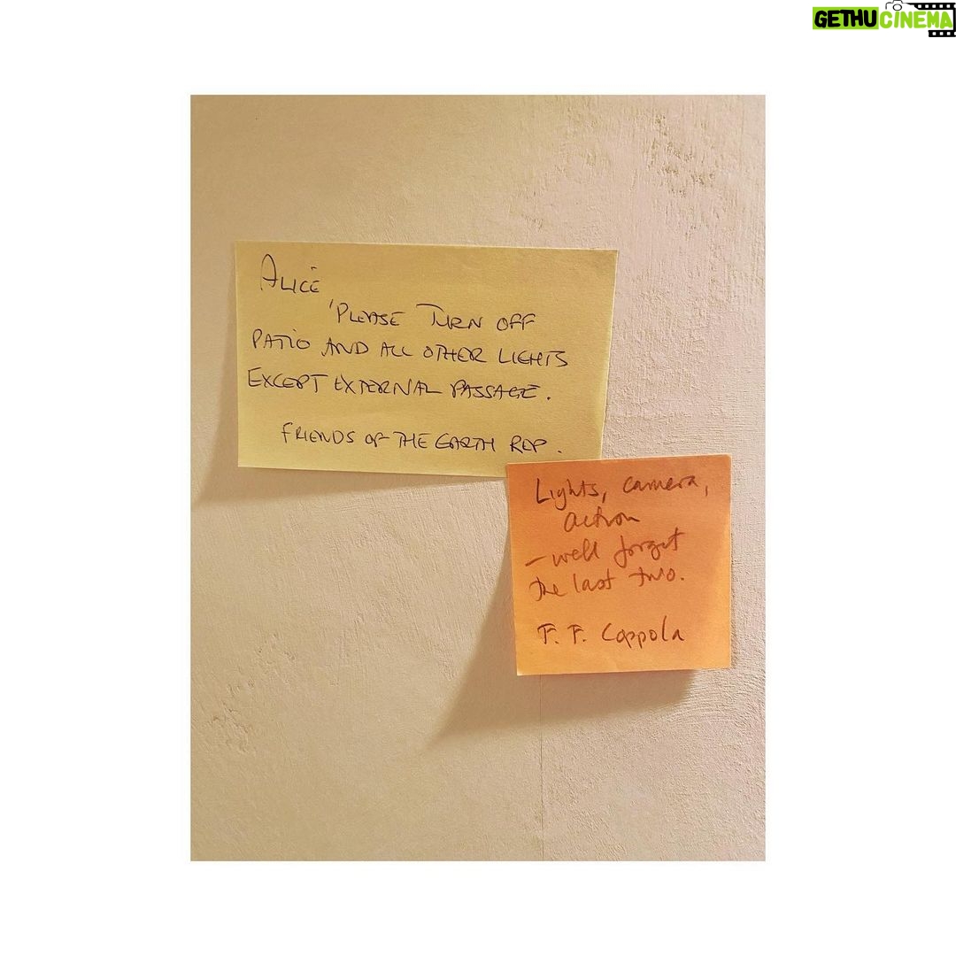 Alice Levine Instagram - Having a clear out and found some of the post-its my dad used to leave for me if I got home late 💔❤️ *he’s still obsessed with switching lights off now even / especially if you’re in the room