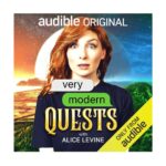 Alice Levine Instagram - We’ve been working on this for ages and we can finally let you hear it! Very Modern Quests is new to @audible_uk and is a role-playing game set in the excruciating awkwardness of the real world. So if you like Taskmaster / Murder in Successville / funny people / someone being forced to think on their feet until they cry…this might be up your strasse. In each episode one celebrity will become the protagonist in a choose-their-own adventure game with a difference; no goblins, no elves, just the nitty gritty of everyday life and no idea what’s about to happen. @emmafrancescasidi is amazing playing all the (sometimes monstrous) characters and I am the girl-next-door guide (if the girl-next-door to you is the sort to interrogate you on the doorstep) . Incredible guests 💫 Joe Thomas @wangpix @louliesanders @joelycett @greg_james @rosematafeo The hilarious @davidhm88 @ben.hillyar put it together so you know it’s going to be good 👍🏻 LISTEN NOW (if you would, please) ❤️