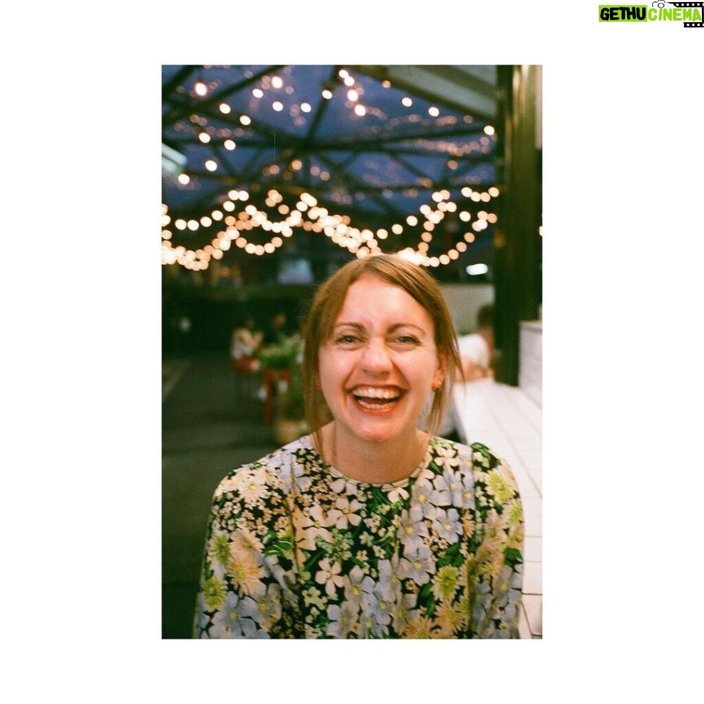 Alice Levine Instagram - Love finding a rogue film I haven’t had developed ❤ Conclusion: a disproportionate amount of time spent in @rochellecanteen and my friends have good teeth 🦷 hashtag 35mm / hashtag Snappy Snaps / hashtag most are unusable because they have my finger in them etc etc hashtag